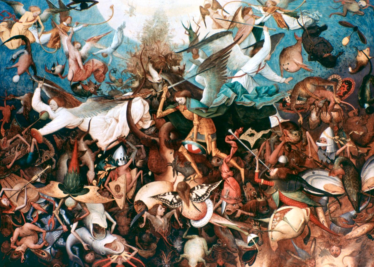 De rebelliska änglarnas fall, 1562 av Pieter Bruegel the Elder