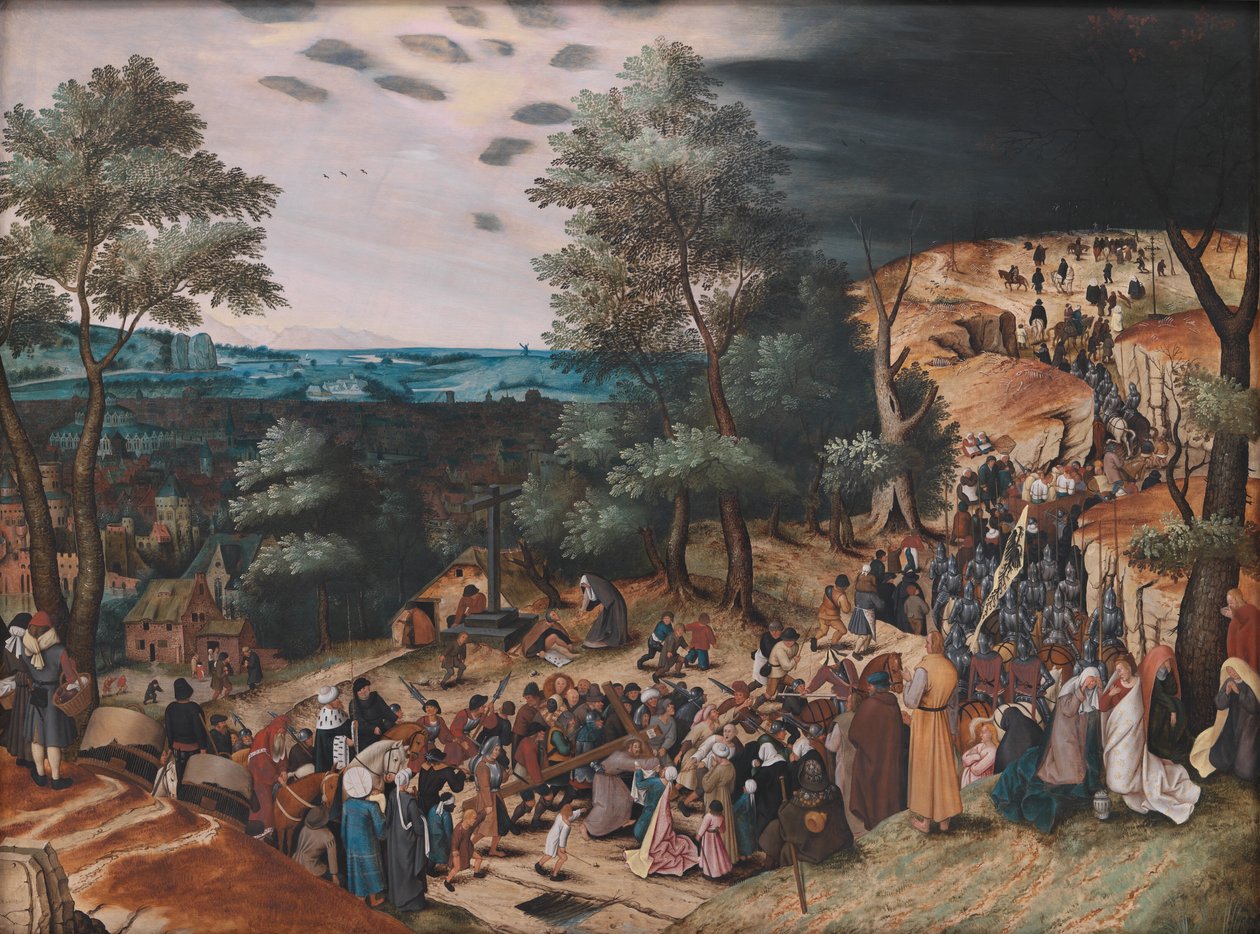 Kristus på vägen till Golgata av Pieter Brueghel d.Y.