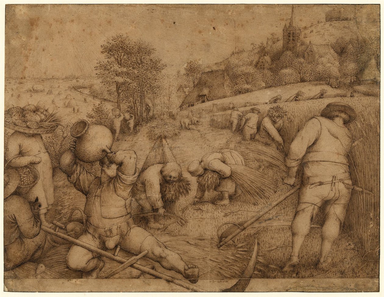 Sommartid av Pieter Brueghel the Elder