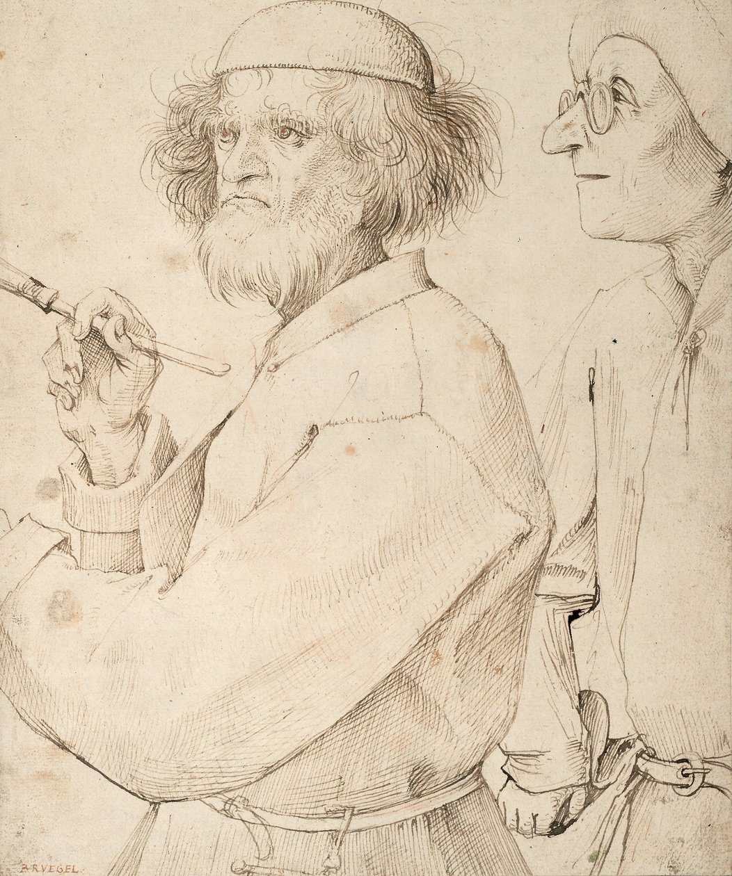 Målaren och köparen av Pieter Bruegel the Elder