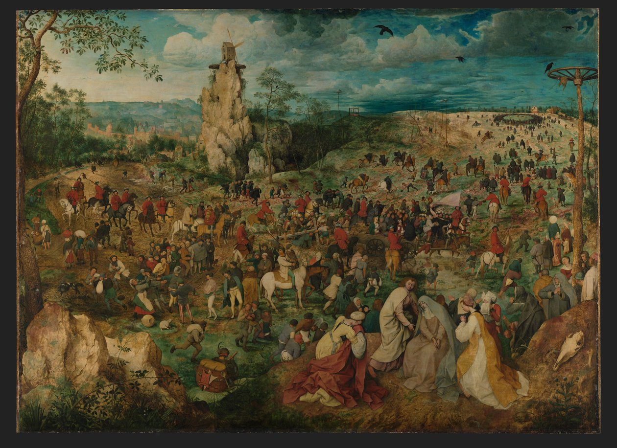 Processionen till Golgata av Pieter Brueghel the Elder