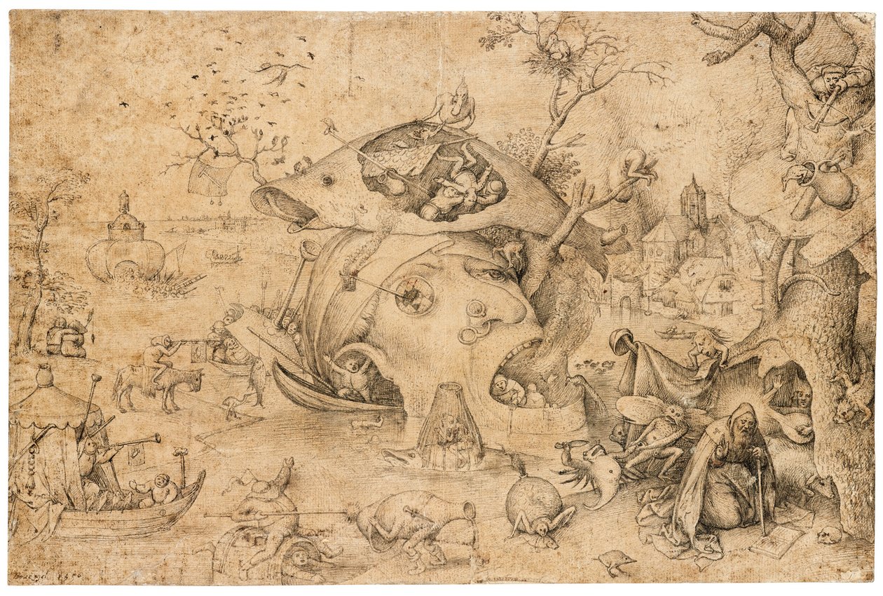 Sankt Antonius frestelse av Pieter Brueghel the Elder