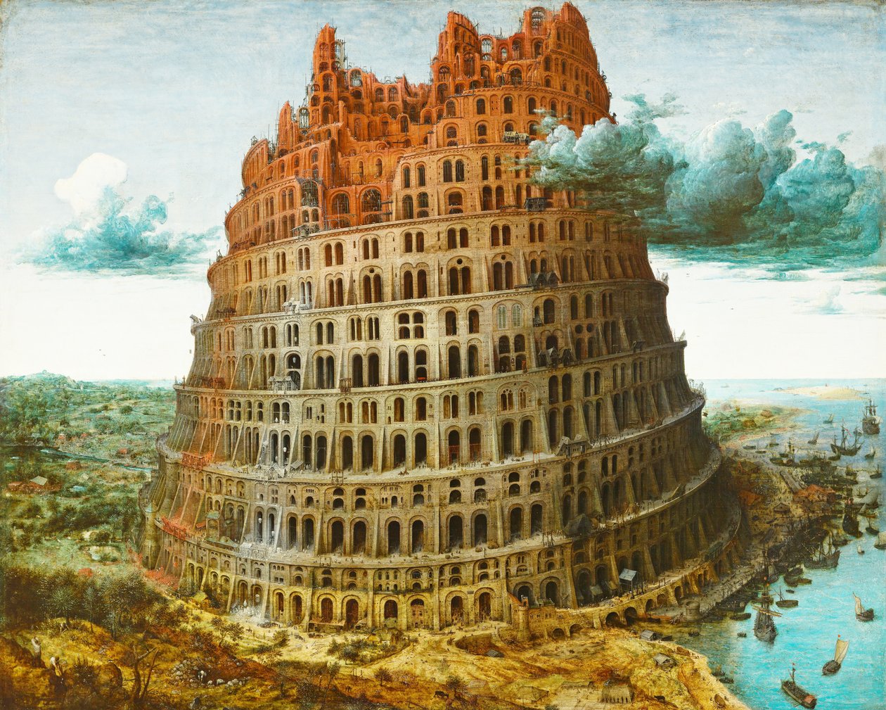 The Babel Tower (Rotterdam) av Pieter Bruegel the Elder