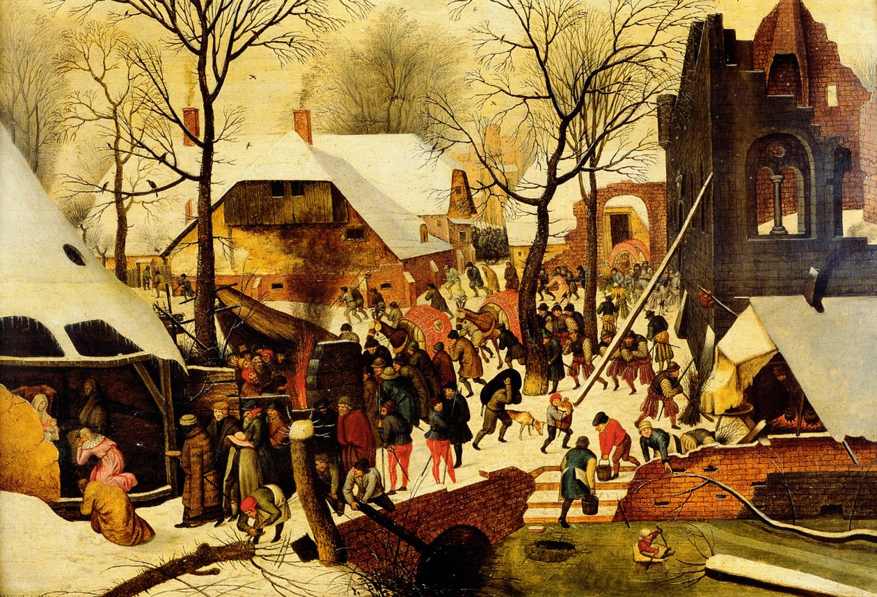 Tillbedjan av de tre vise männen av Pieter Brueghel the Younger