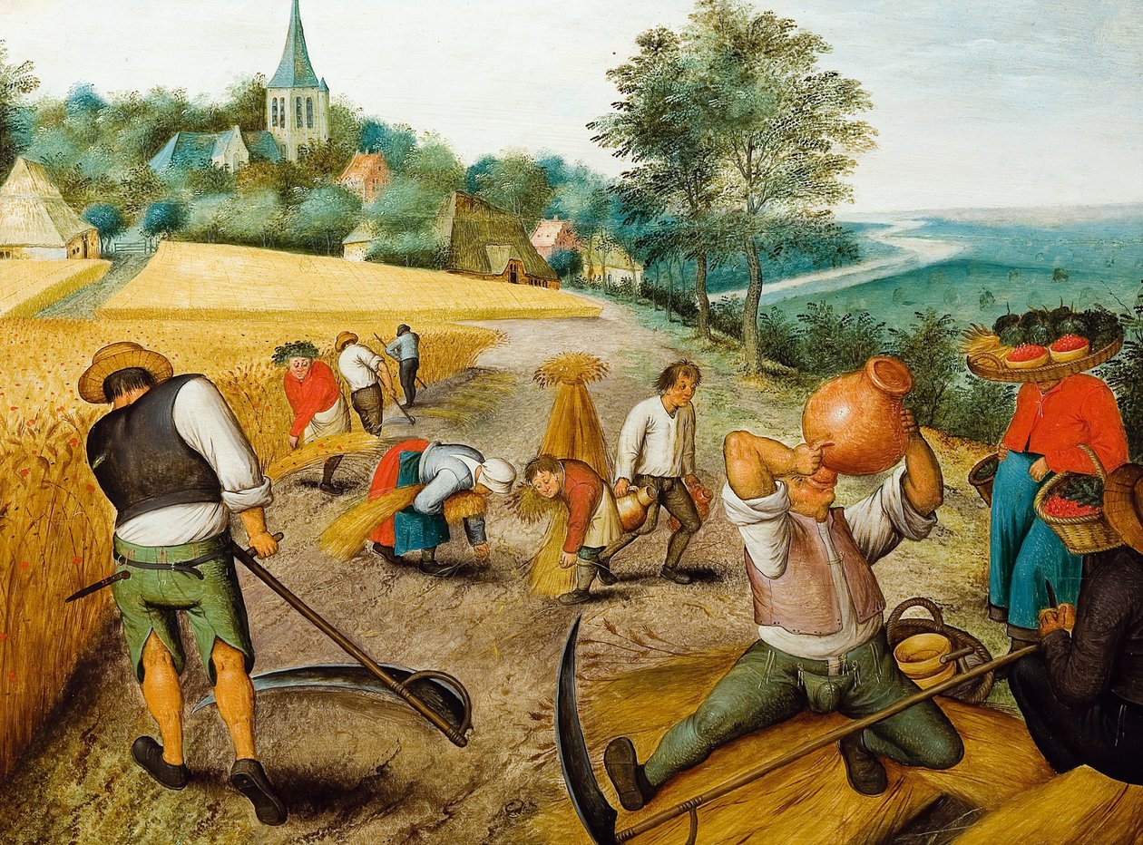 De fyra årstiderna: Sommar, andra hälften av 1500-talet.. av Pieter Brueghel the Younger