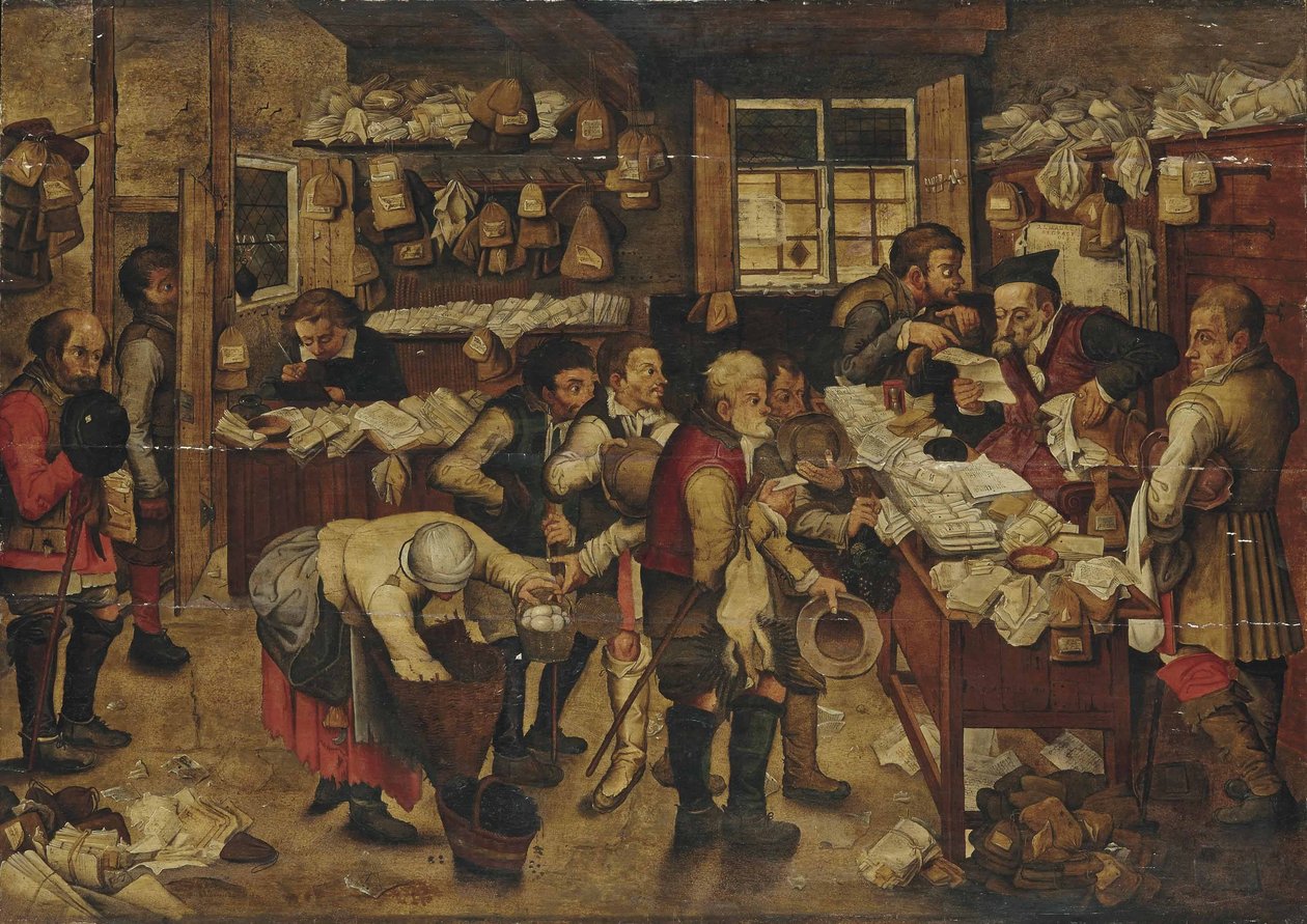 Betalning av tionde av Pieter Brueghel the Younger