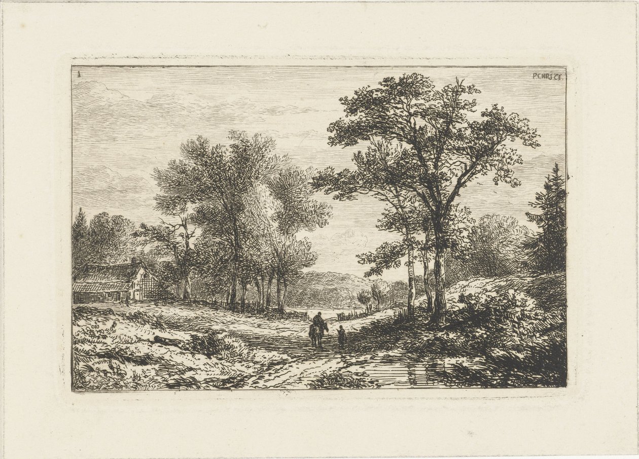 Landskap med ryttare Vattenlandskap (serietitel) av Pieter Casper Christ