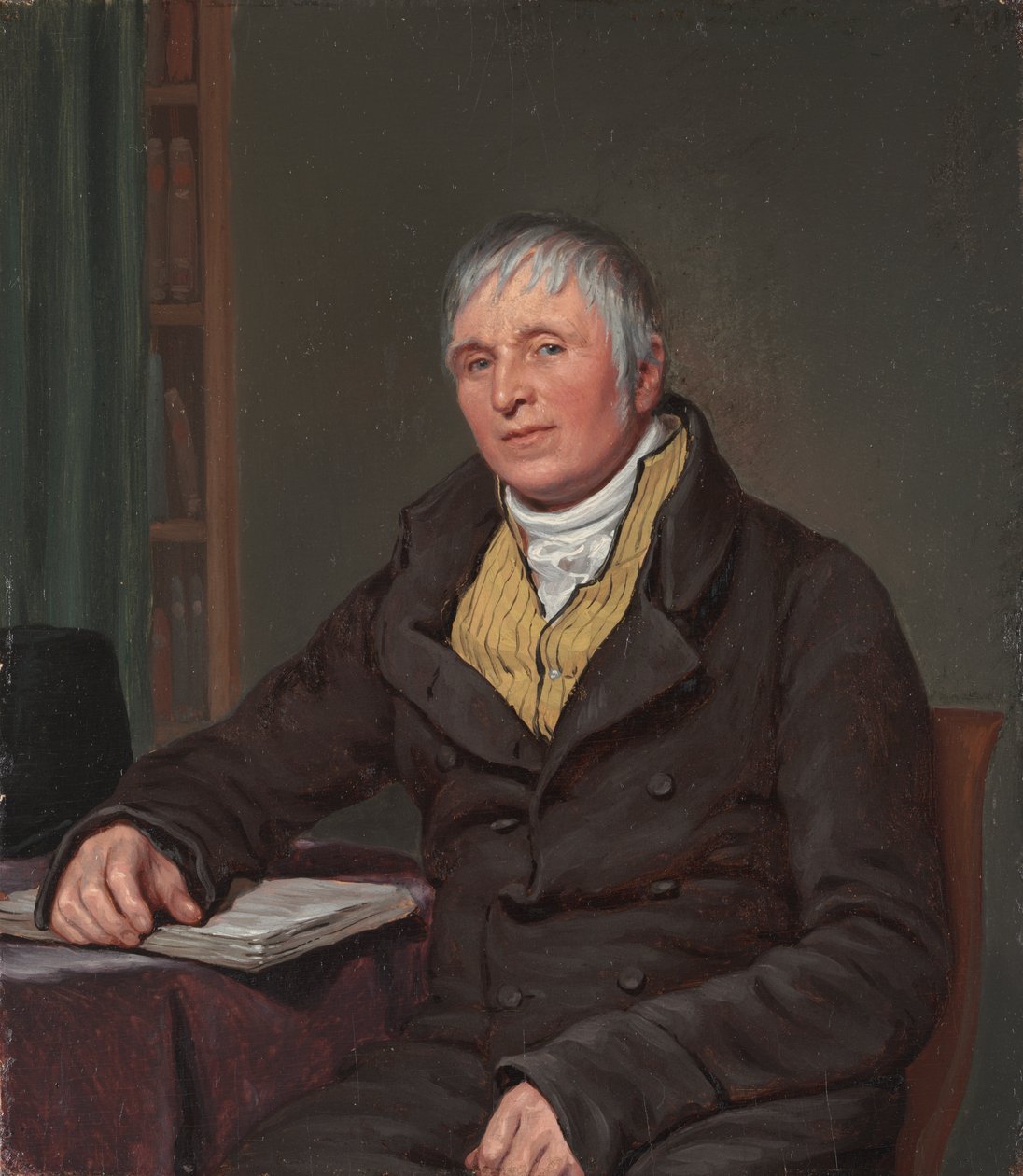 Charles Thompson, ca 1818 (olja på träpanel) av Pieter Christoffel Wonder