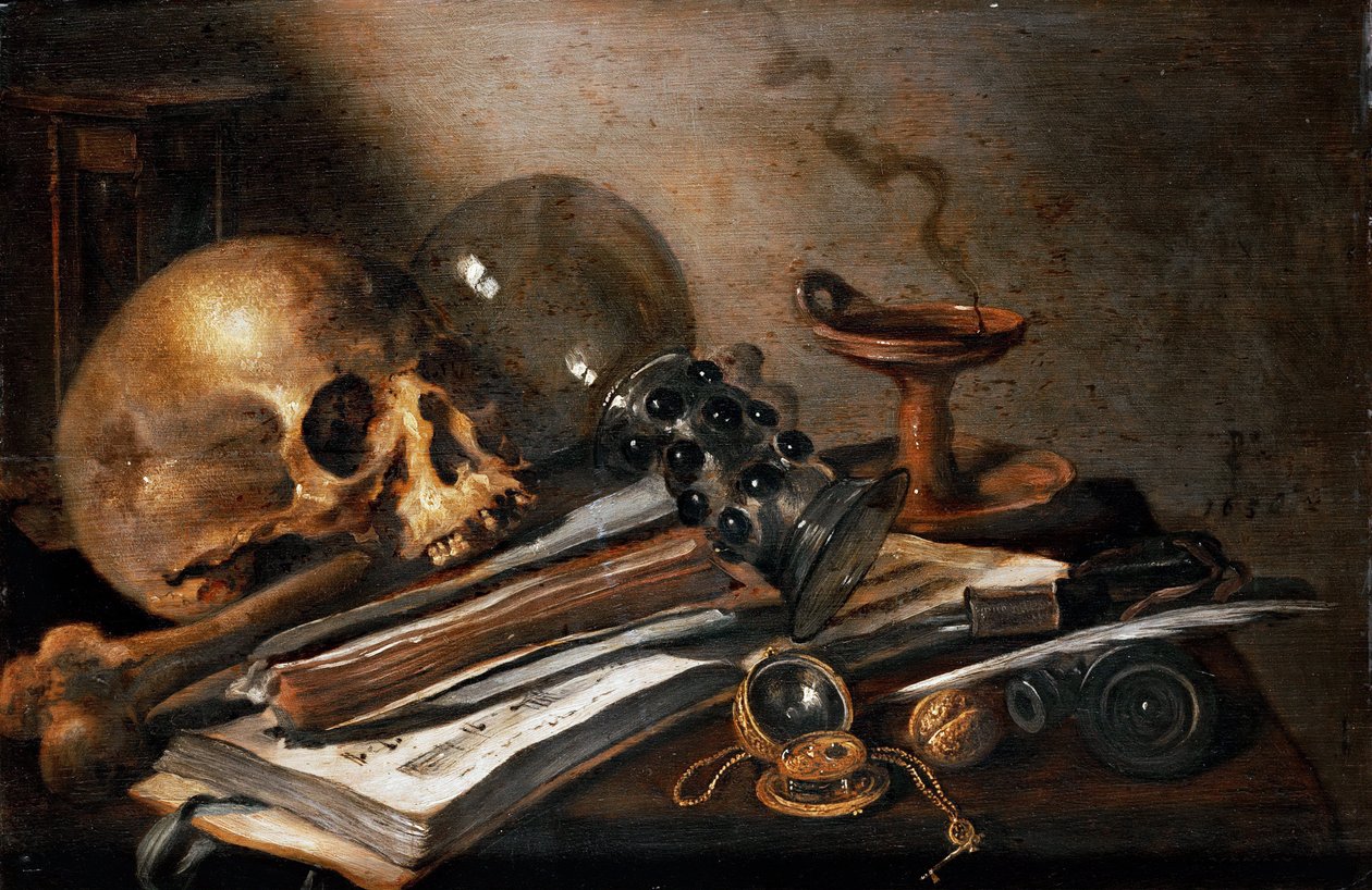 Stilleben, Vanity av Pieter Claesz