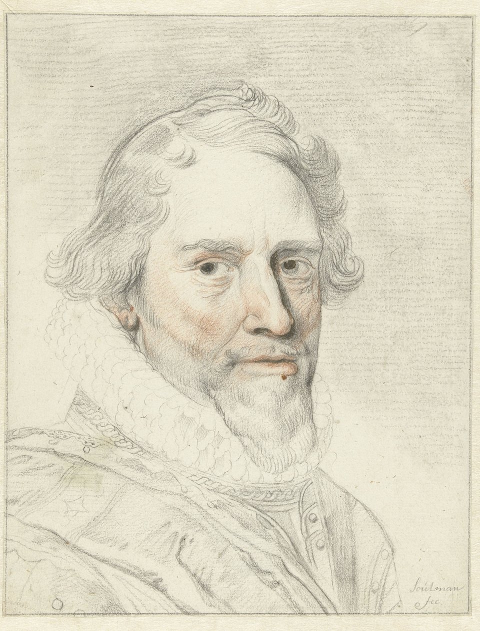 Porträtt av prins Maurits av Pieter Claesz. Soutman