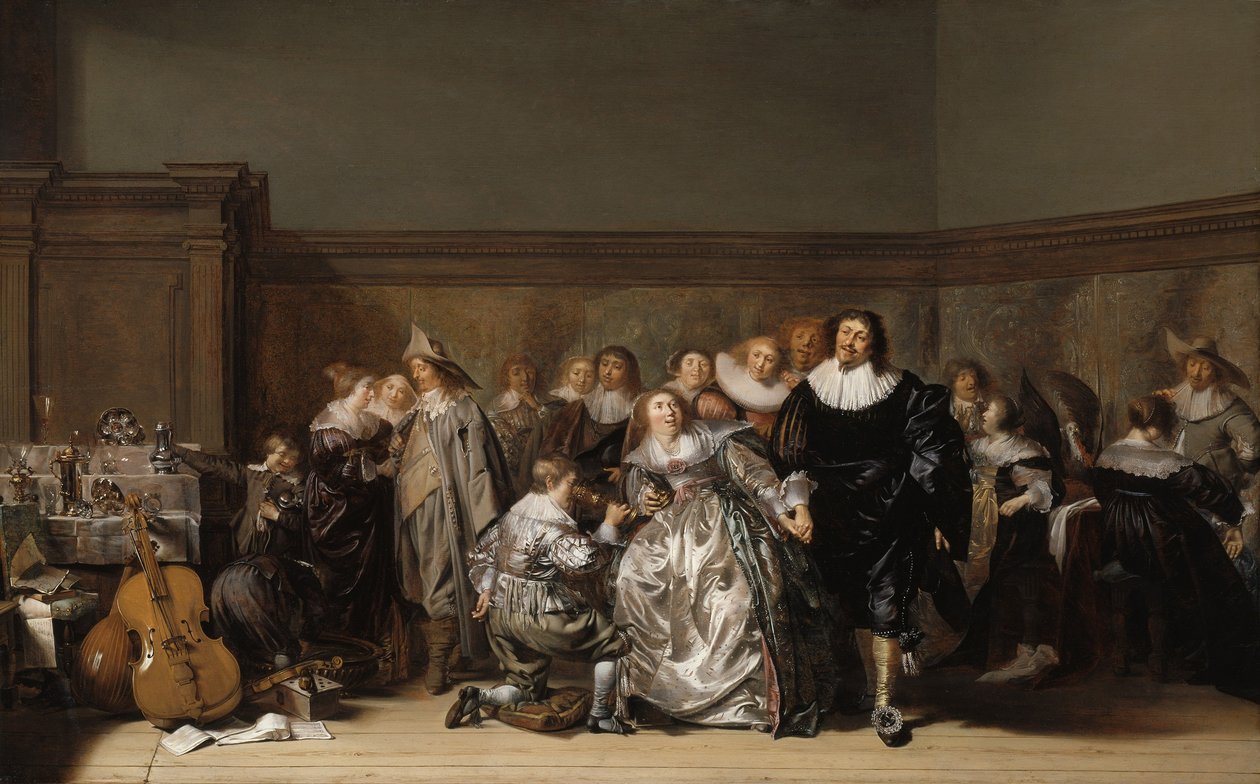 Ett elegant företag, 1632 av Pieter Codde