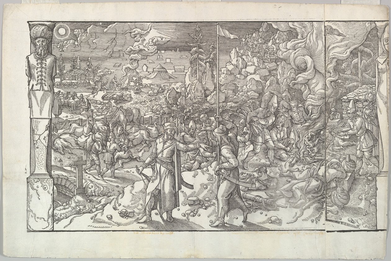Dessa Moeurs et fachons de faire de Turcz seder och mode av turkarna, 1500-talet. av Pieter Coecke the Elder,Coeck,Aelst Pieter Coecke