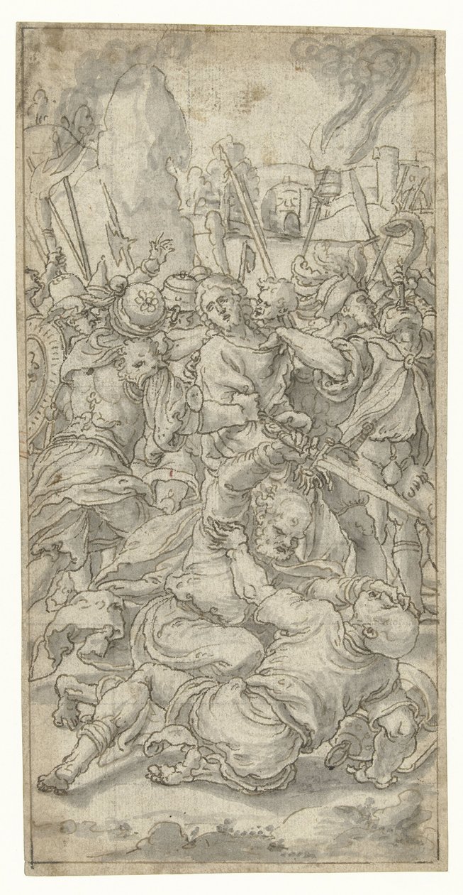 Kristi fångenskap av Pieter Coecke van Aelst (I)
