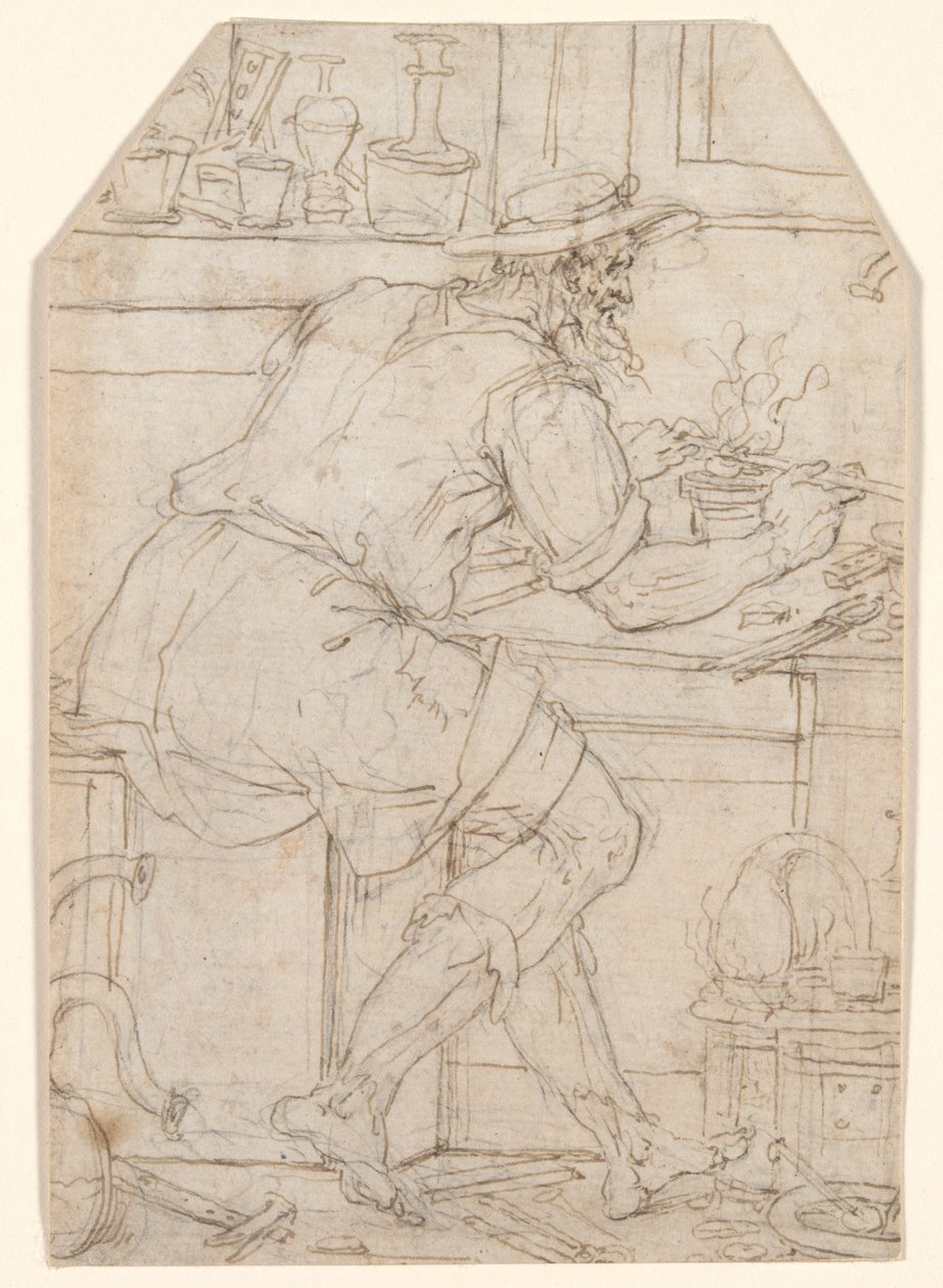 Hantverkare på jobbet av Pieter Coecke van Aelst