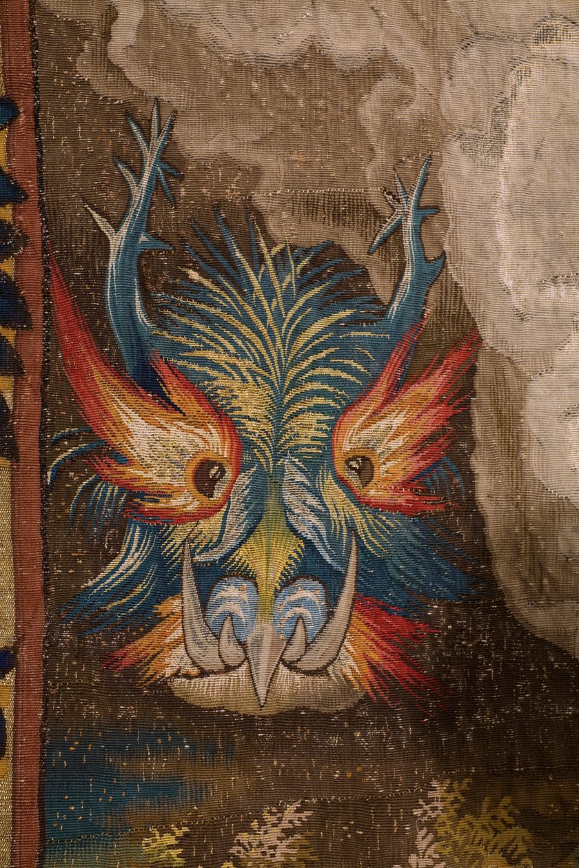 flamländsk gobeläng. Serie De sju huvudsynderna: Fåfänga (stolthet). Serietecknaren Pieter Coecke van Aelst. Atelier i Bryssel. ca 1542-1544. av Pieter Coecke van Aelst
