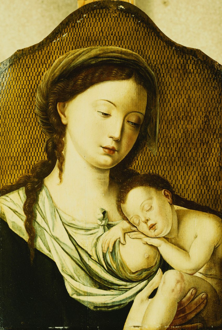 Madonnan och barnet, av Pieter Coecke van Aelst