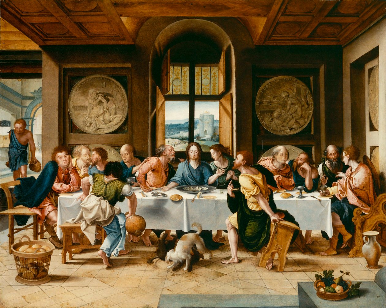 Den sista måltiden, ca 1530. av Pieter Coecke van Aelst the Elder