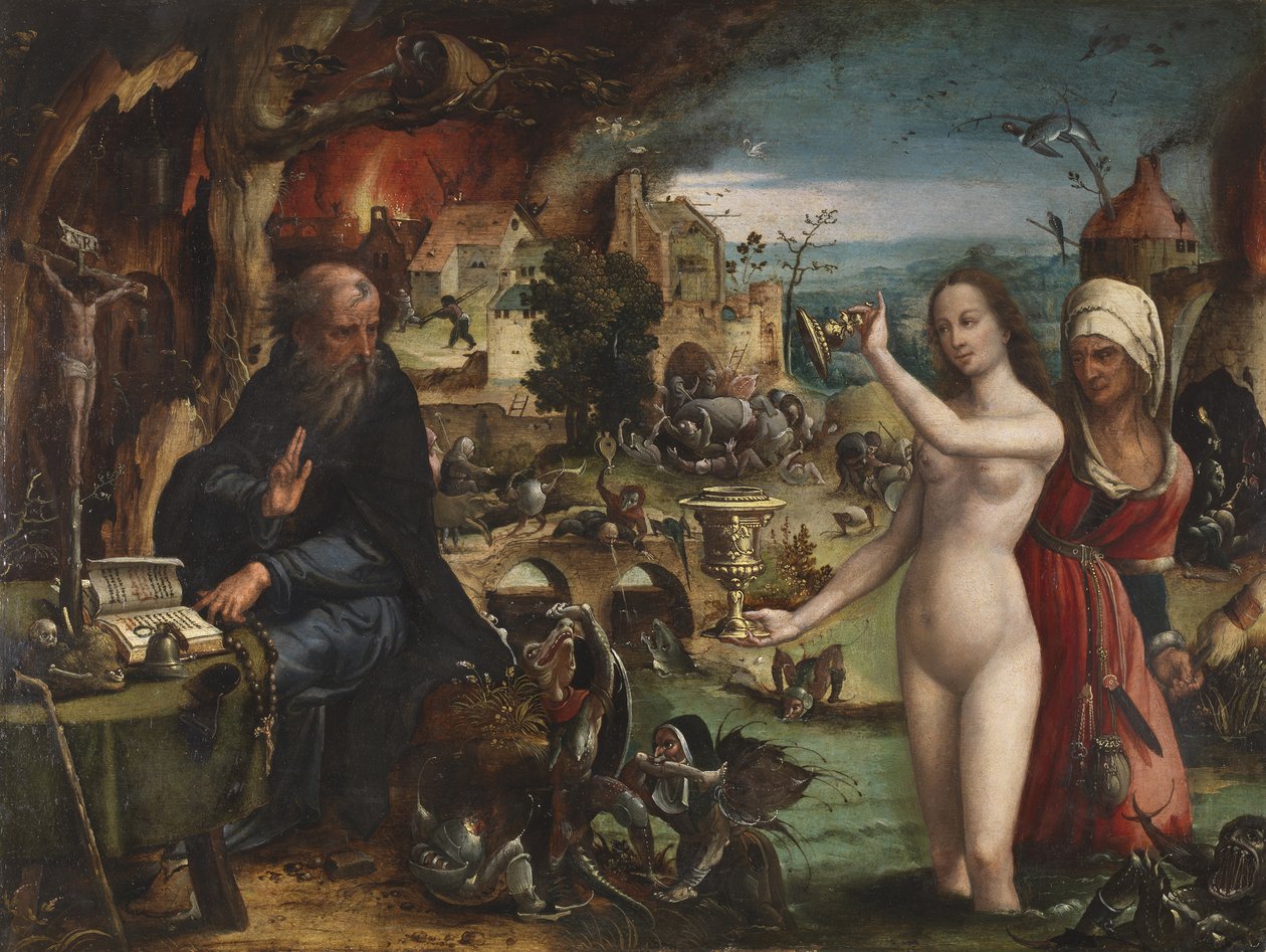 Frestelsen av Sankt Antonius av Pieter Coecke van Aelst