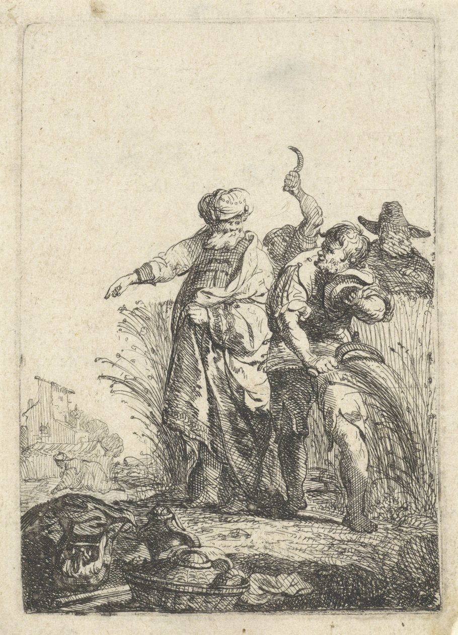 Rut plockar på Boas .s åker av Pieter Cornelisz. Verbeeck (possibly)