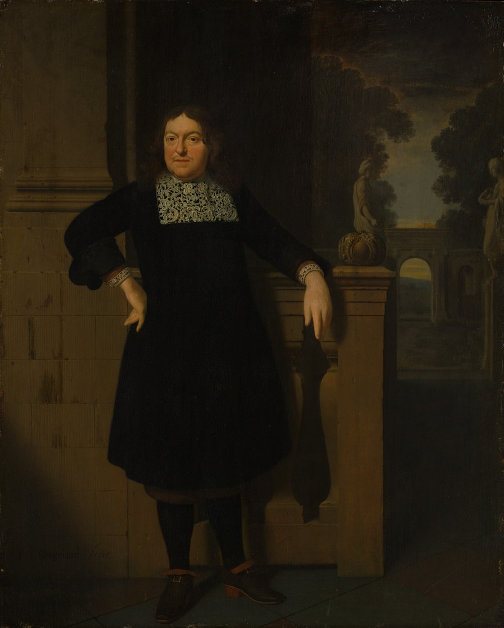Johan Hulshout 1623-1687, ca. 1670 eller något senare. av Pieter Cornelisz. van Slingeland
