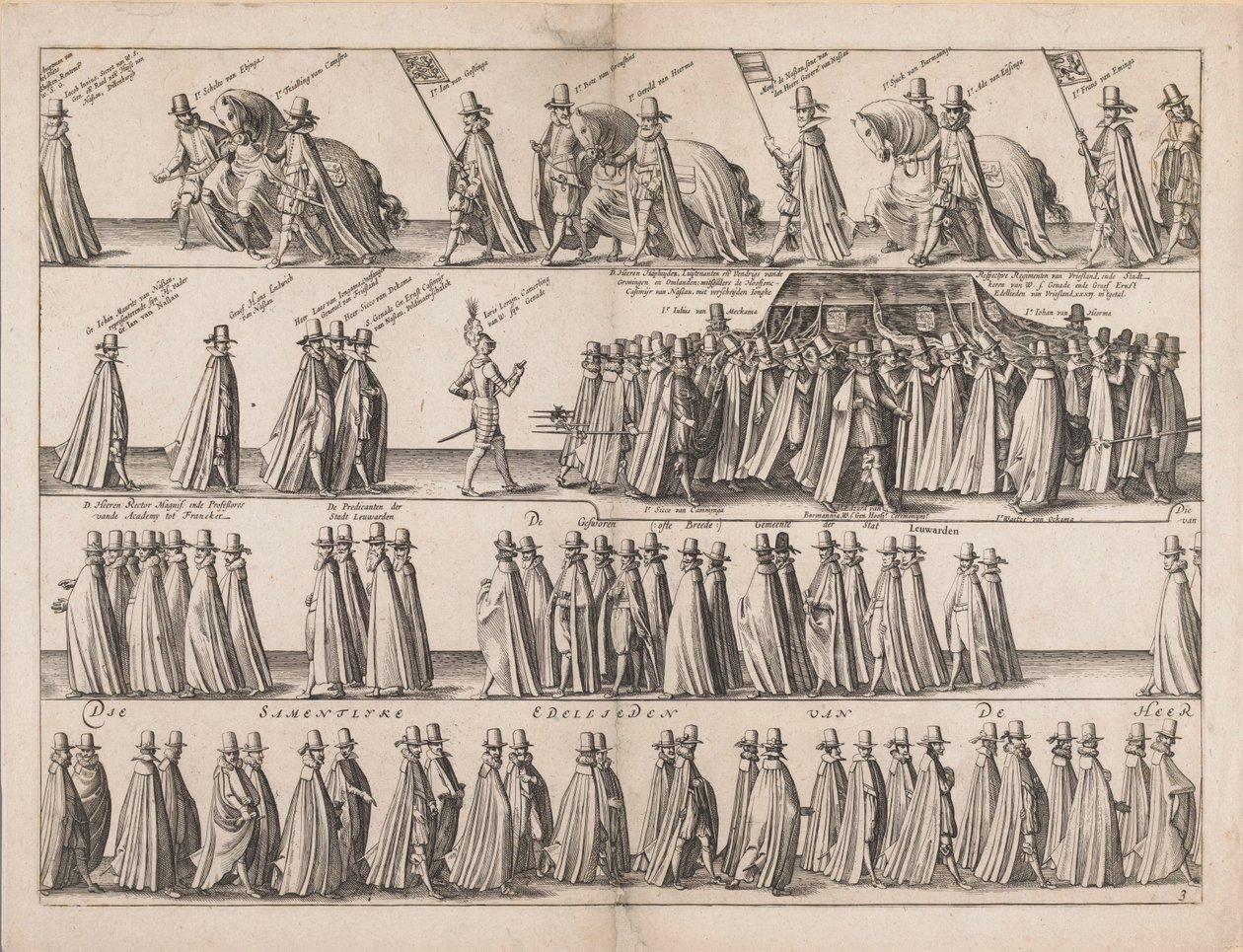 Willem Lodewijks begravning av Pieter Feddes van Harlingen