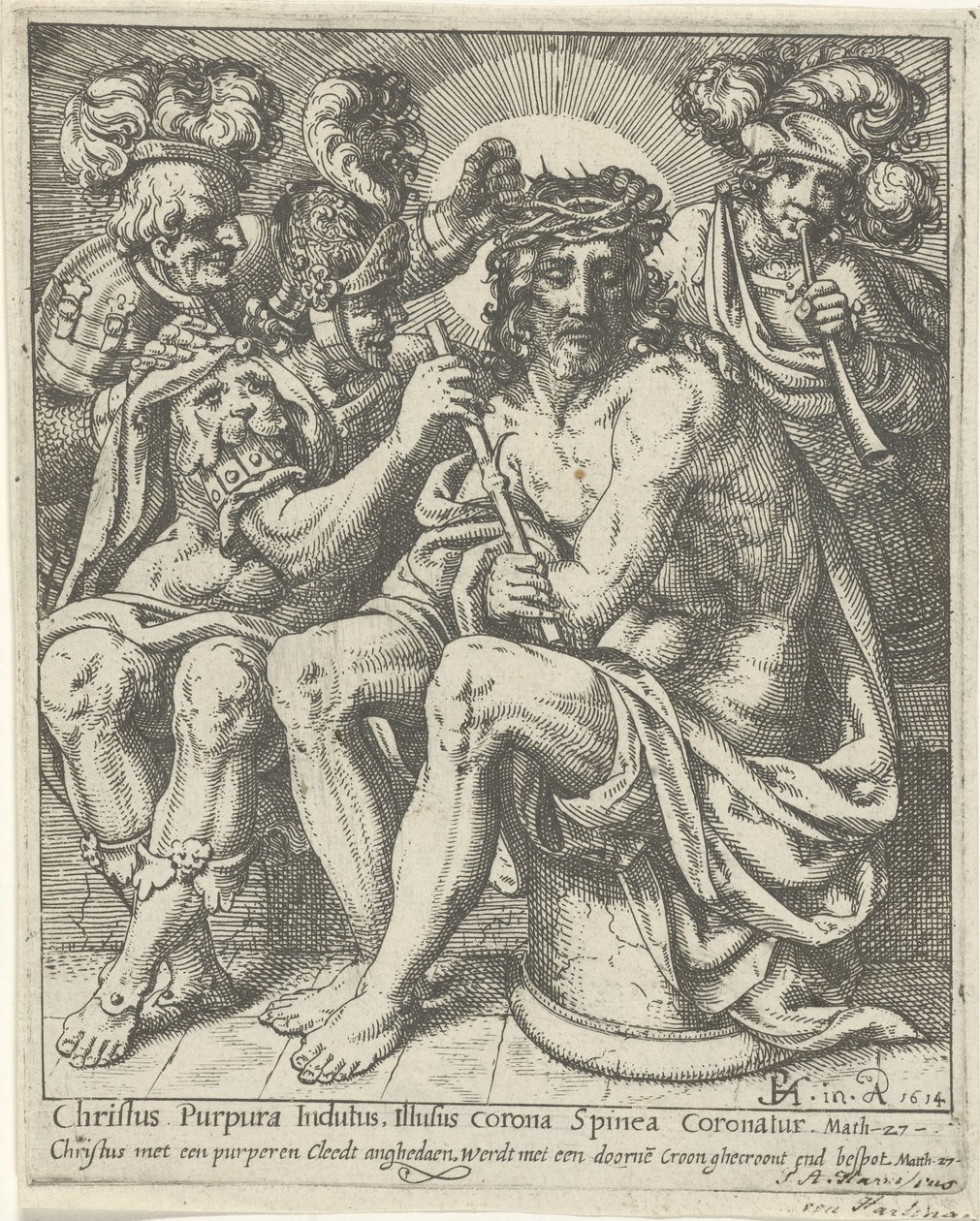Kristus med törnekronan av Pieter Feddes van Harlingen