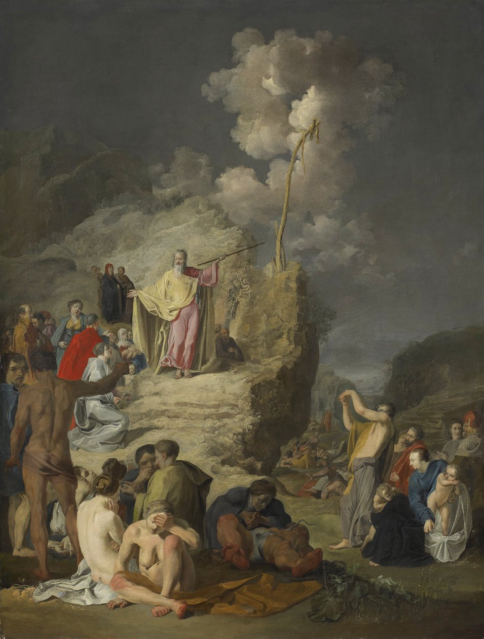 Moses and the Brazen Serpent, c.1625-46 av Pieter Fransz de Grebber