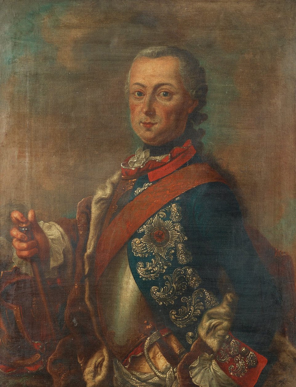 Porträtt av Fredrik II av Preussen 17121786 av Pieter Frederik de la Croix