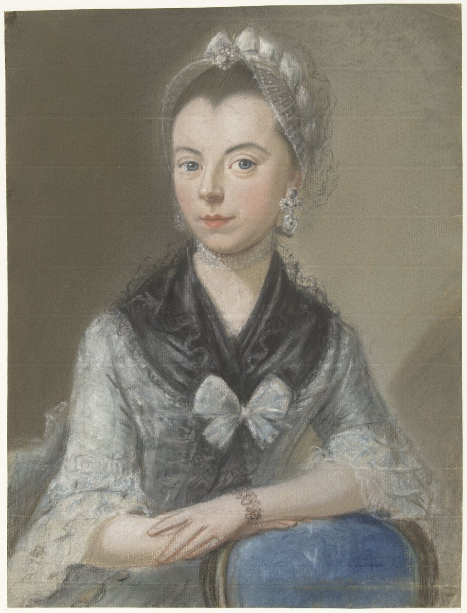 Porträtt av Susanna van Os-de la Croix Porträtt av Susanna van Os-de la Croix av Pieter Frederik de la Croix