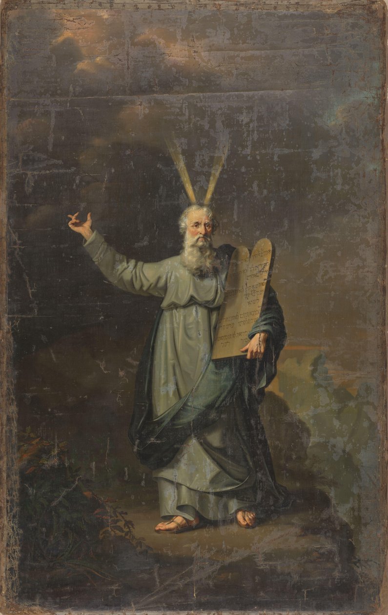 Moses med lagens tabeller av Pieter Gaal