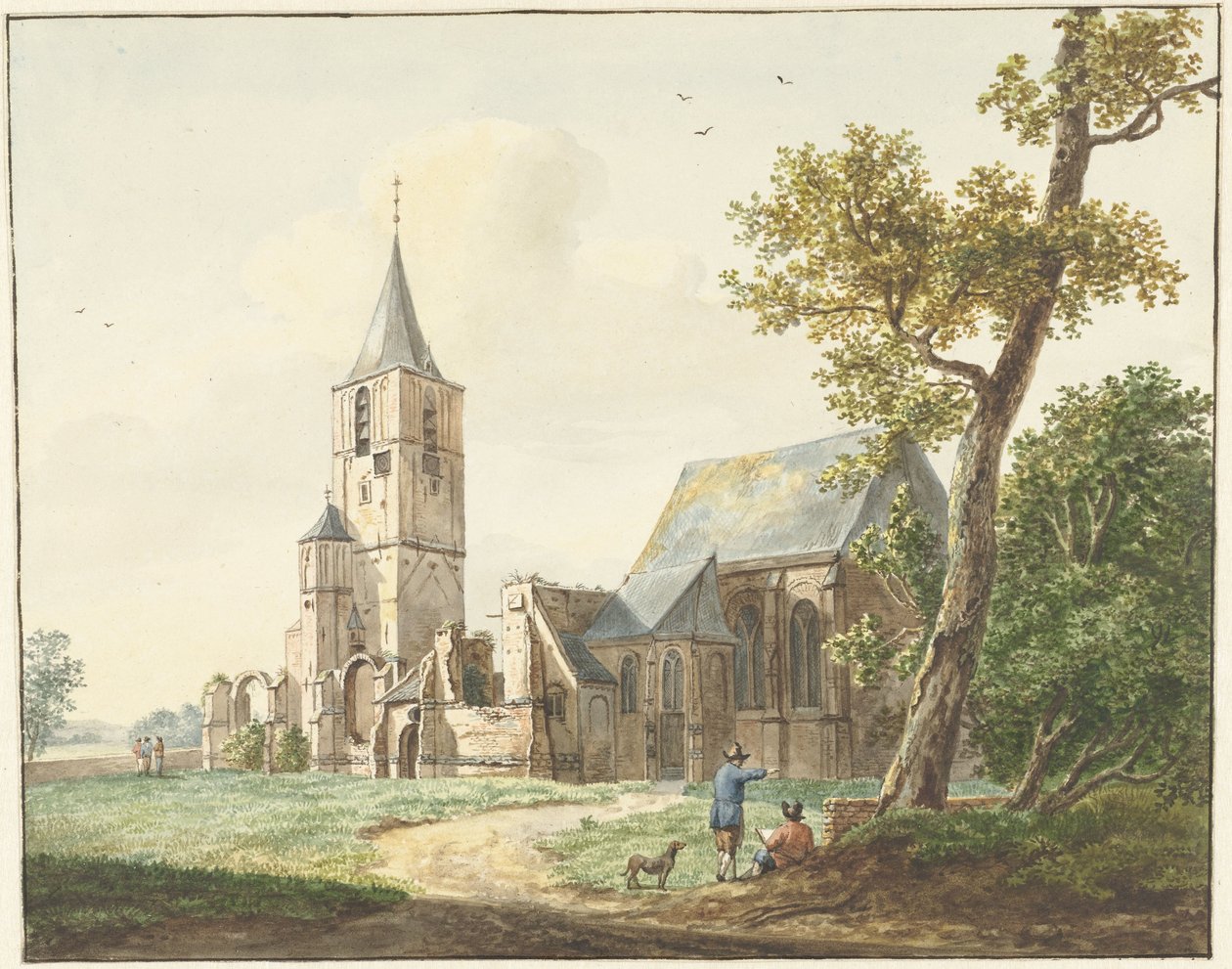 Kyrkan i Warmond av Pieter Gerardus van Os