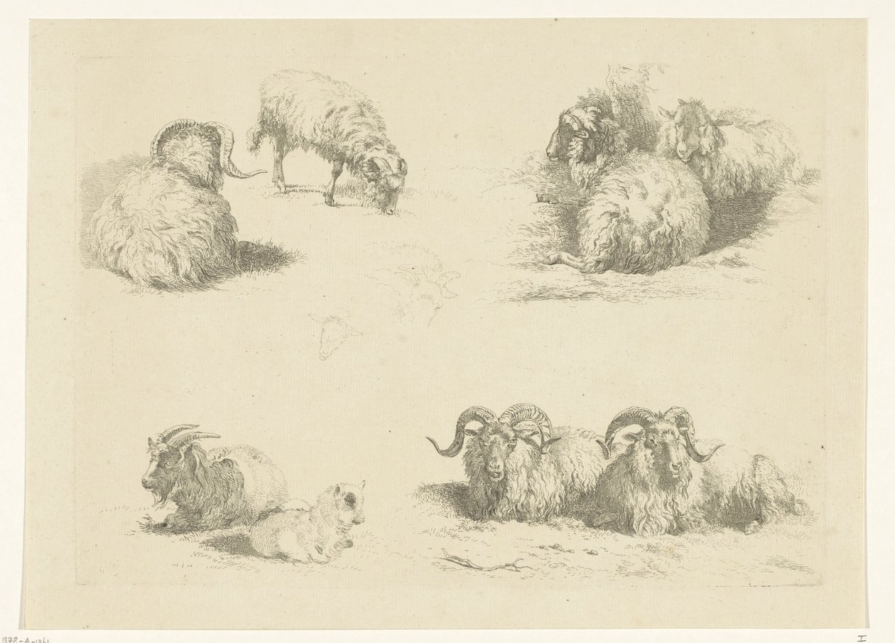 Fyra föreställningar med får och getter Får och getter (serietitel) av Pieter Gerardus van Os