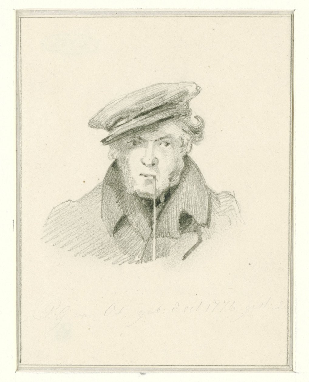 Självporträtt av Pieter Gerardus van Os av Pieter Gerardus van Os