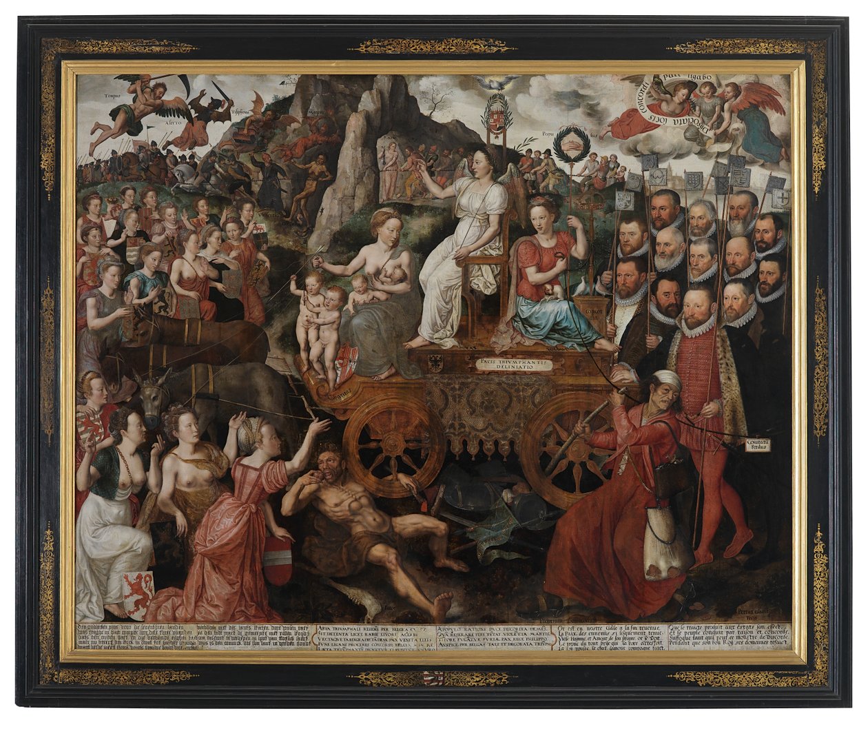 Allegori över 1577 års fred i de låga länderna av Pieter II Claeissens