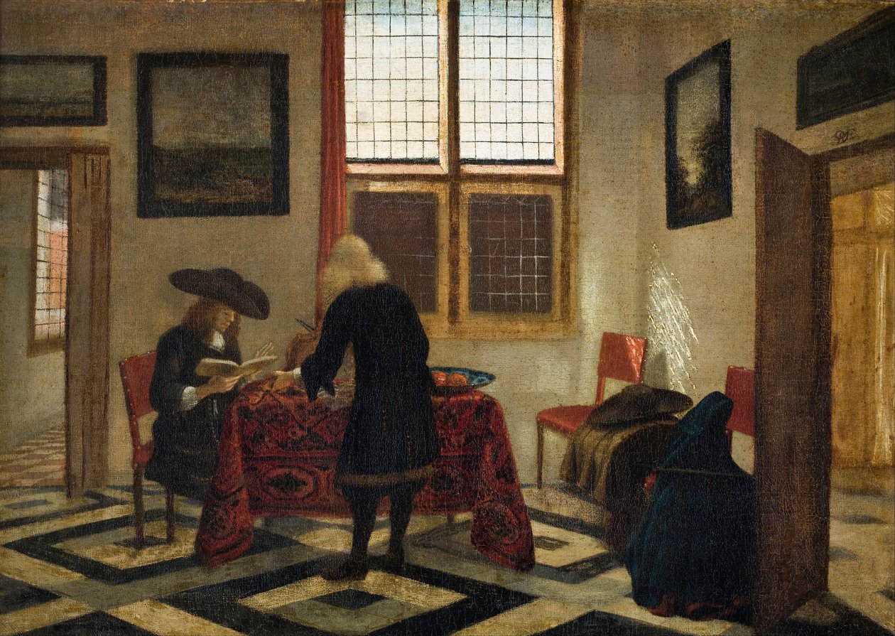 Interiör scen av Pieter Janssens