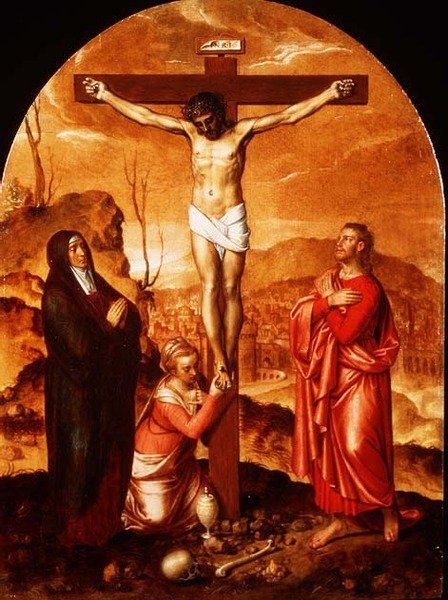Korsfästelse av Pieter Jansz. Pourbus