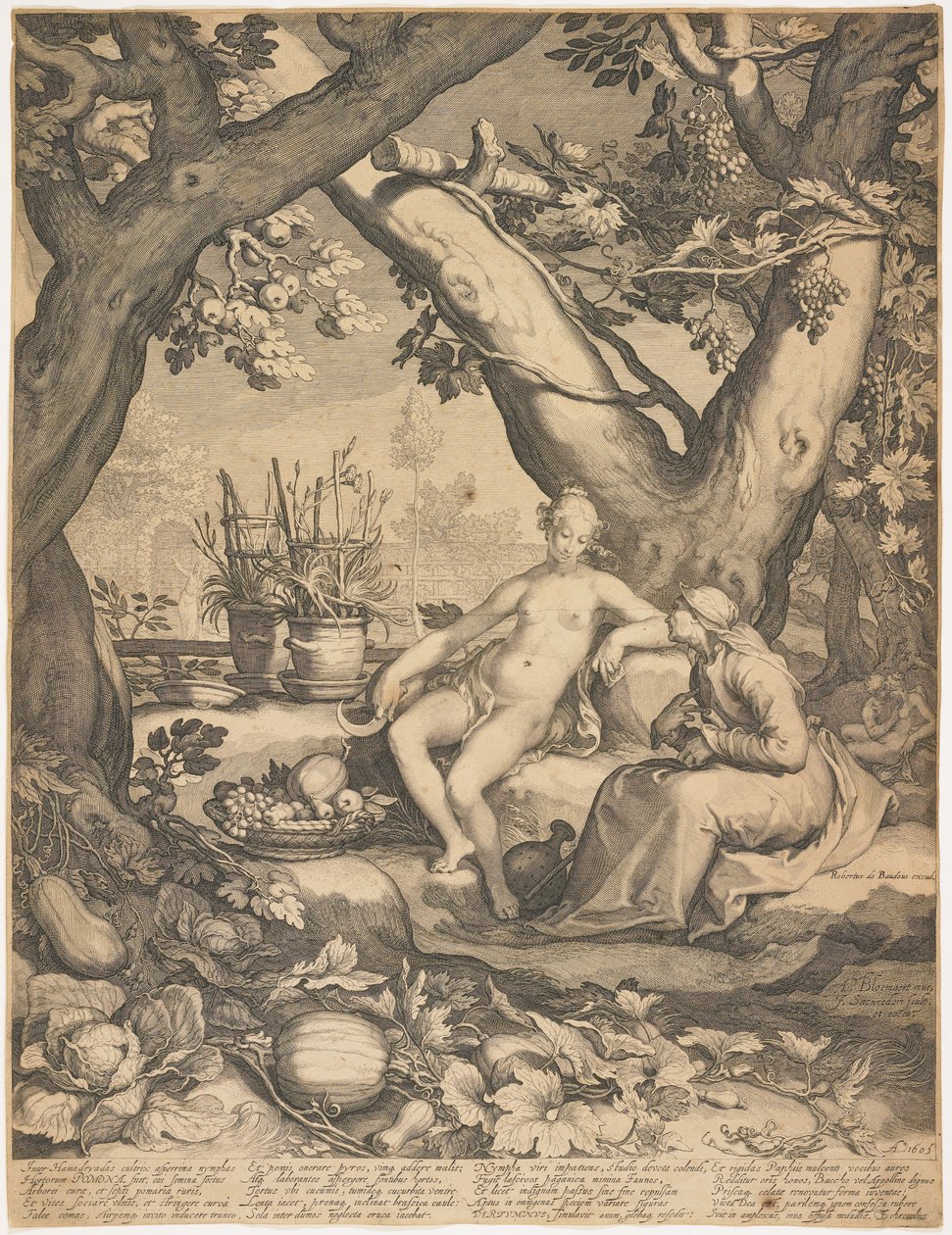 Vertumnus och Pomona av Pieter Jansz Saenredam