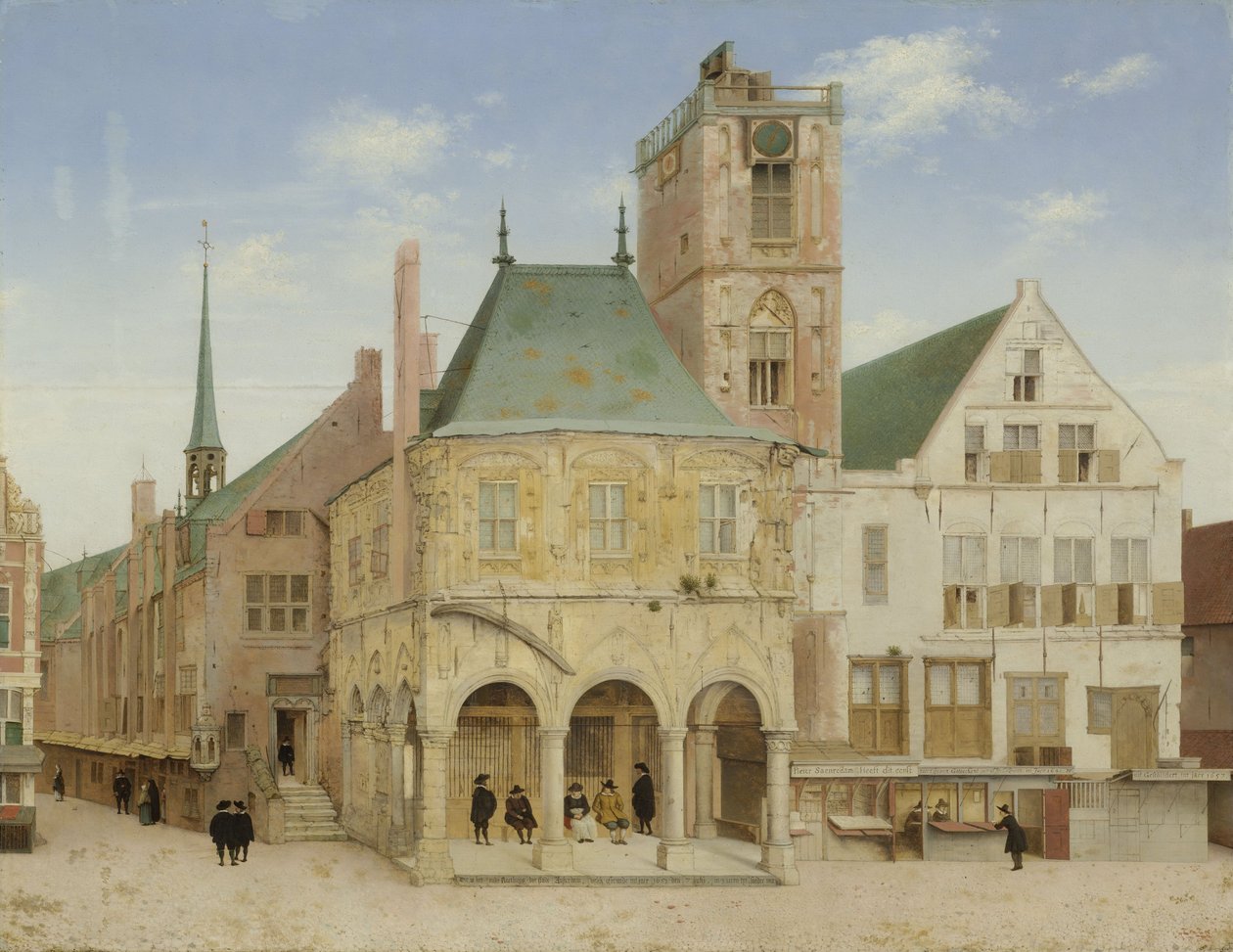 Gamla rådhuset i Amsterdam, 1657 av Pieter Janszoon Saenredam