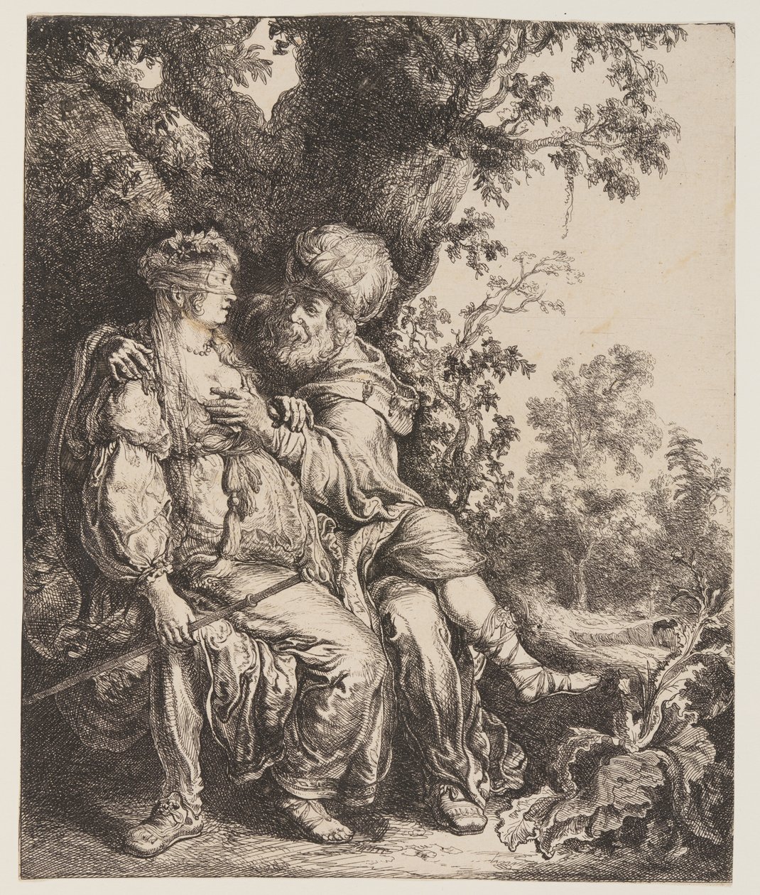 Juda och Tamar av Pieter Lastman