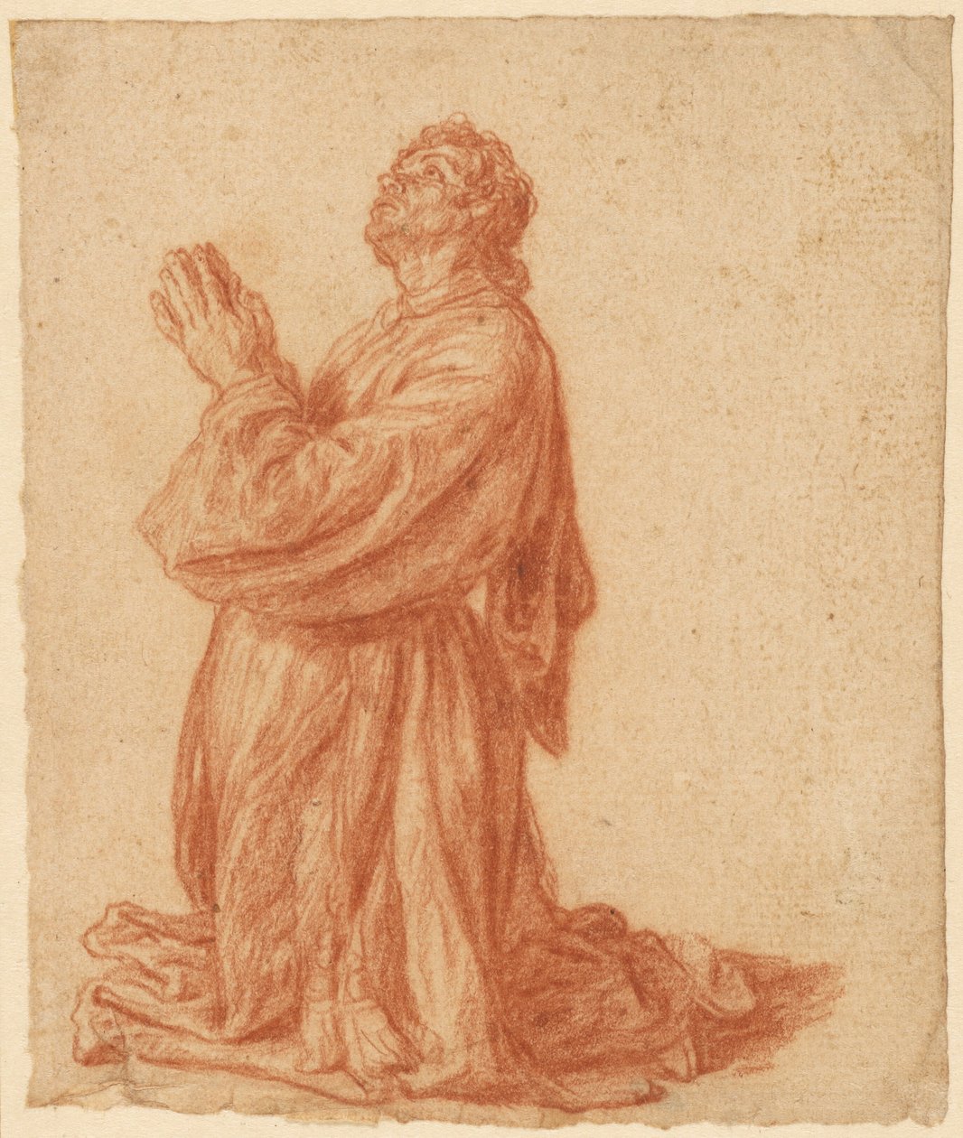 Studie eines knienden Mannes av Pieter Lastman