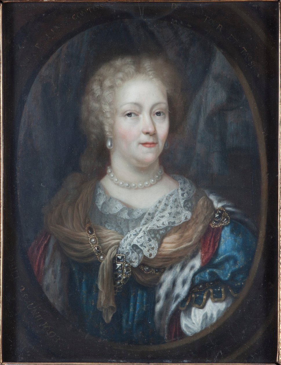 Prinsessan Anna av Thurn och Taxis d.1693, c1660. av Pieter Leermans