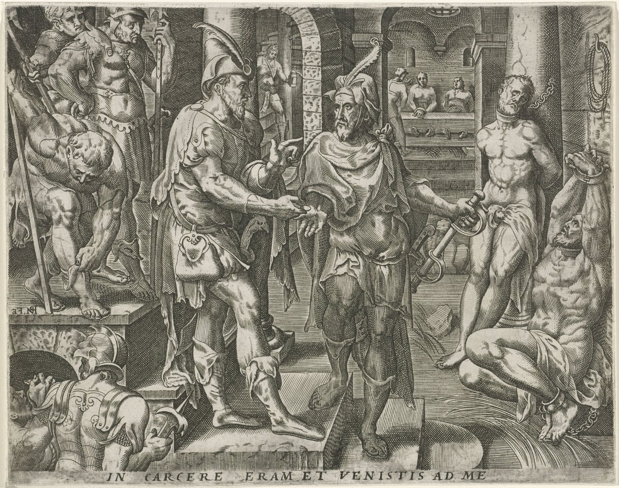 Besöker fångarna Works of Mercy (serietitel) av Pieter Nagel