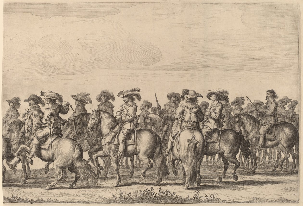 Marie de Medicis intåg i Amsterdam [skylt 4 av 6] av Pieter Nolpe