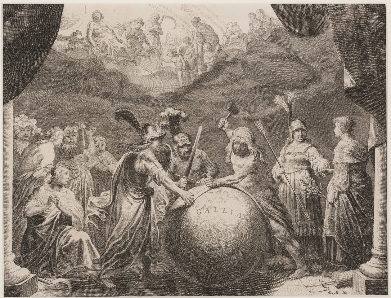 Hercules återställer Gallia av Pieter Nolpe