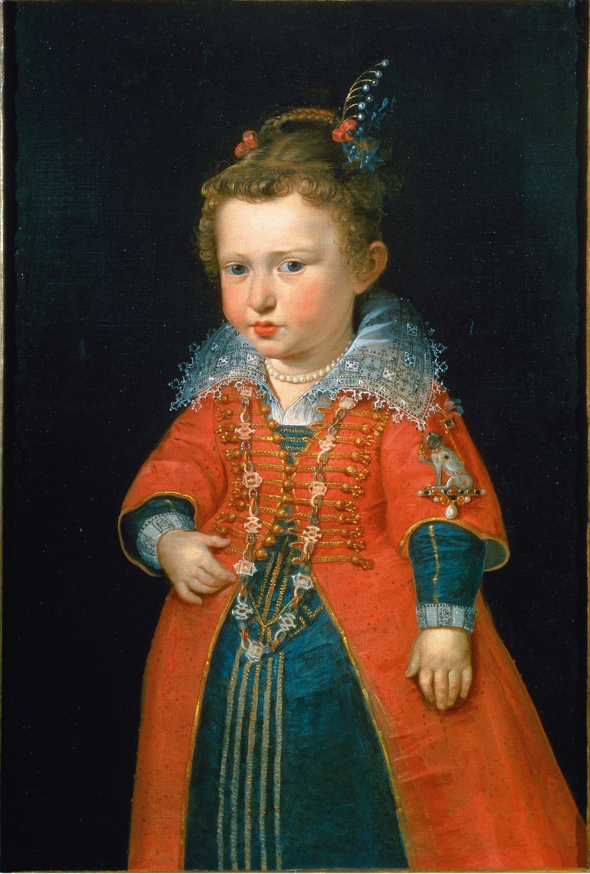 Eleonora Gonzaga 1598-1655 vid två års ålder, ca. 1600. av Pieter Paul Rubens
