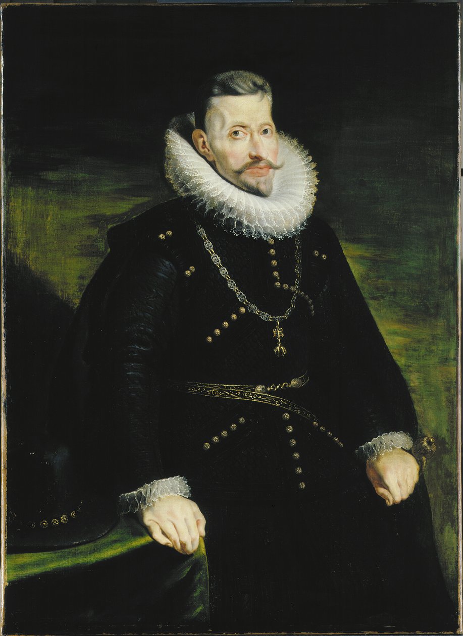 Porträtt av ärkehertig Albert av Österrike 1559-1621, guvernör i de spanska Nederländerna, 1616. av Pieter Paul Rubens