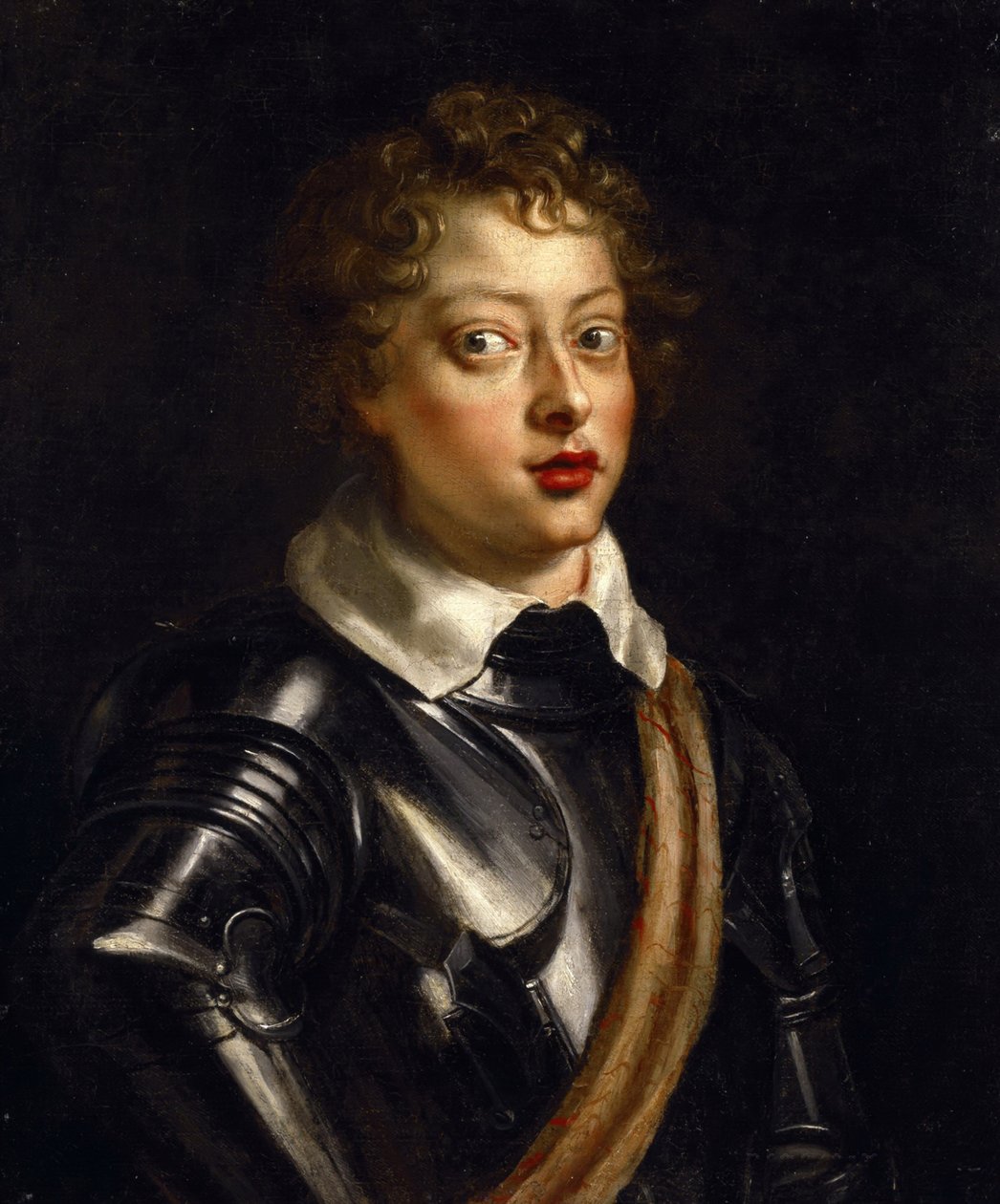 Porträtt av Vincenzo II Gonzaga 1594-1627, hertig av Mantua, ca. 1605. av Pieter Paul Rubens