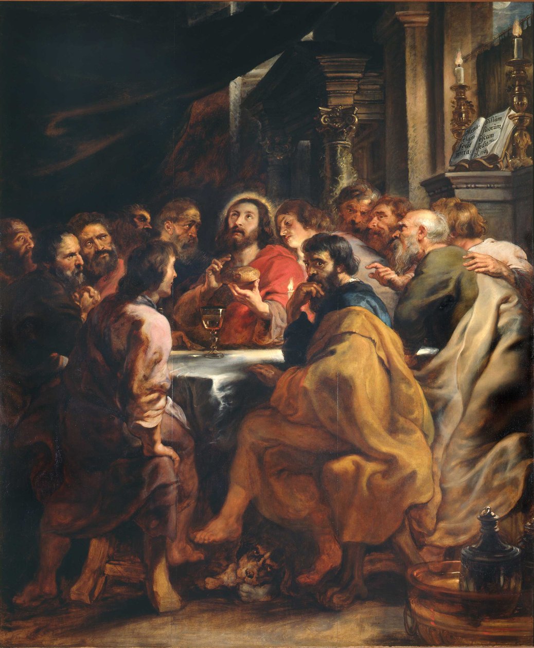 Den sista måltiden, 1631-1632. av Peter Paul Rubens