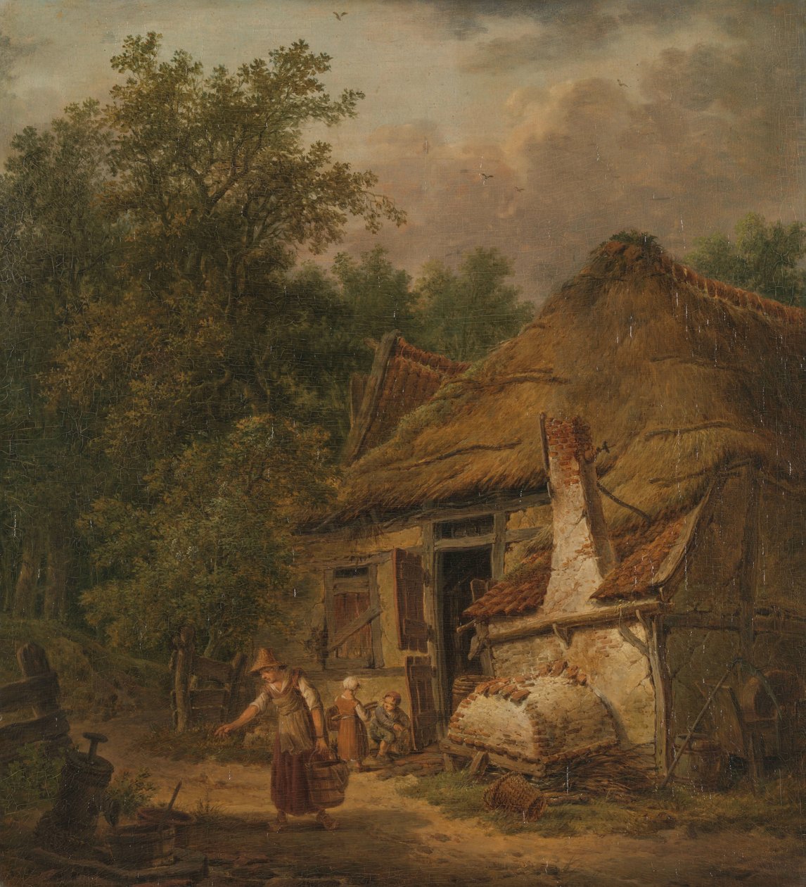Bondgård nära Helvoirt av Pieter Pietersz. Barbiers