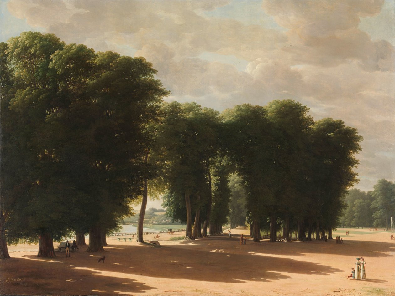 Ingången till parken Saint-Cloud, Paris Ingången till parken St Coud, Paris av Pieter Rudolph Kleijn